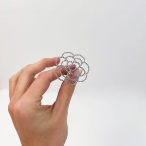 Anillo Rose Plata
