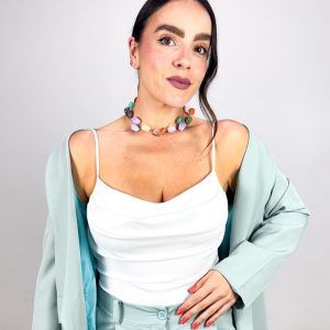 Collar Piedras Pastel