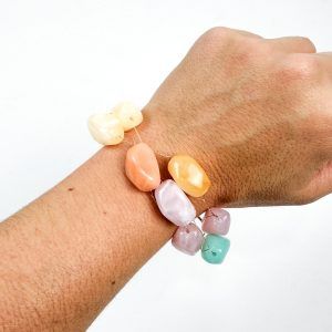 Pulsera Piedras Coral