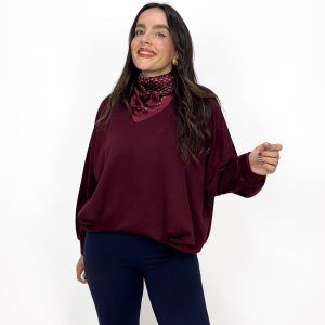 Sudadera Comfy Granate