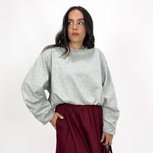 Sudadera Bomber Gris