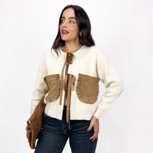 Cardigan Coquette Beige