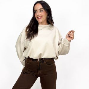 Sudadera Comfy Beige